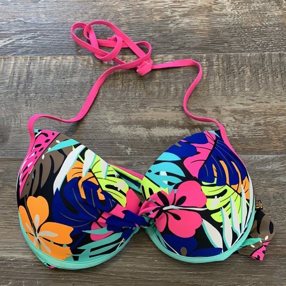 La Vie En Rose Other - 😊2/25 La Vie en Rose Aqua cute bikini top